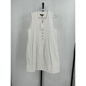 Quince White Sleeveless Dress